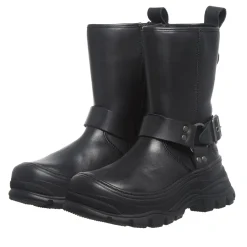 Buffalo Roam Biker Hi Black Stiefeletten
