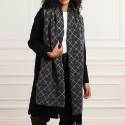 By Malene Birger Ortega Light Grey Melange Wollschal