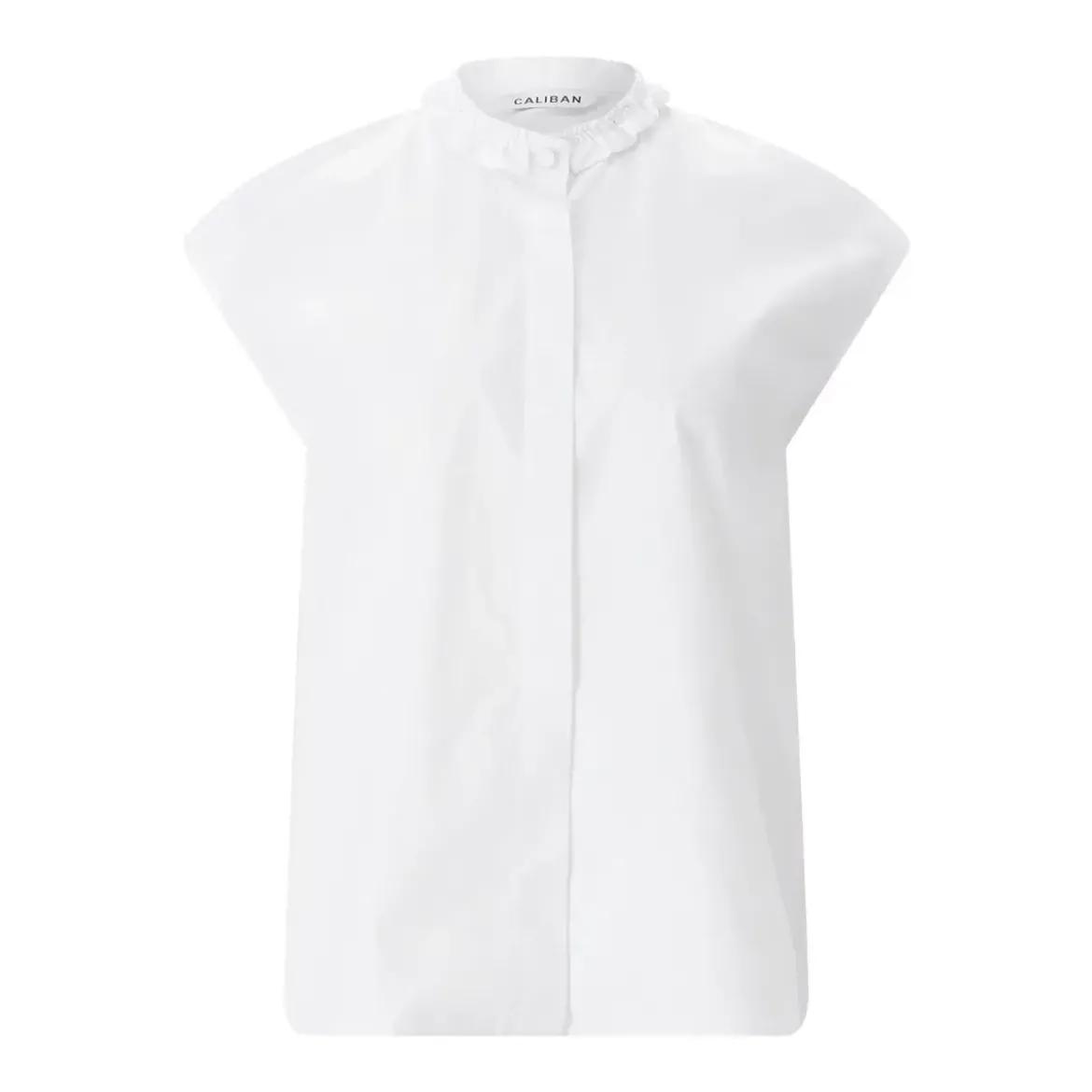 CALIBAN Bluse aus Baumwollmix weiß Bluse