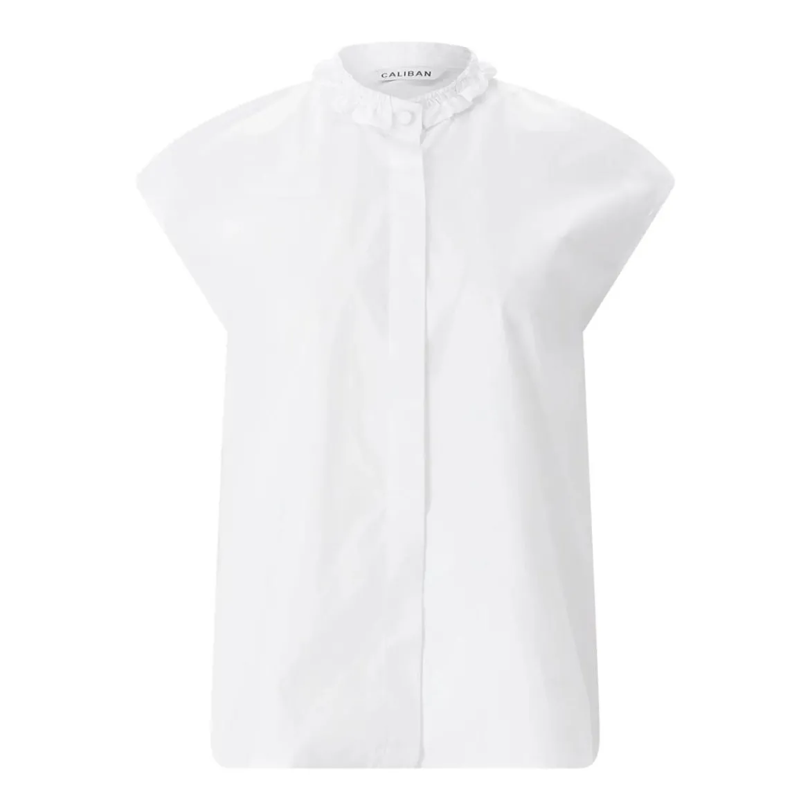 CALIBAN Bluse aus Baumwollmix weiß Bluse