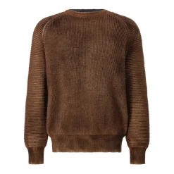 CALIBAN Pullover aus Wolle & Kaschmir braun Pullover