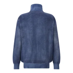 CALIBAN Strickjacke aus Wolle & Kaschmir blau Übergangsjacke