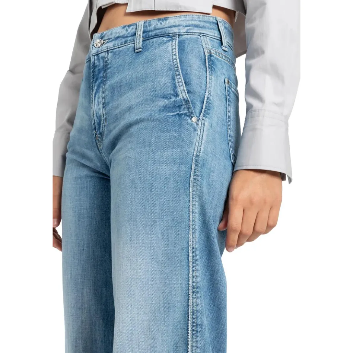 Cambio Alek mehrfarbig Wide Leg Jeans