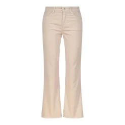 Cambio Flared-Jeans Francesca aus Cord Hellbraun Cordhose