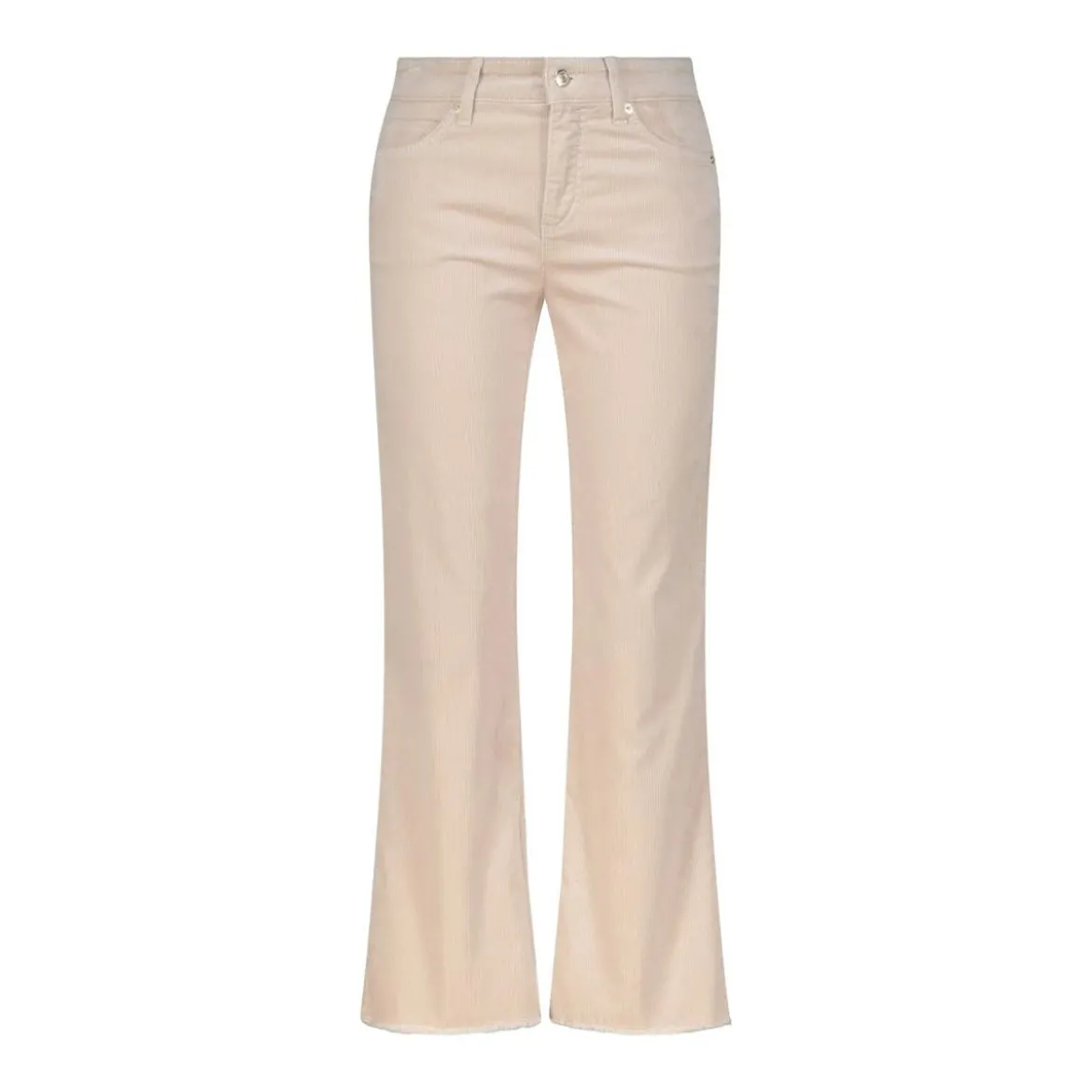 Cambio Flared-Jeans Francesca aus Cord Hellbraun Cordhose