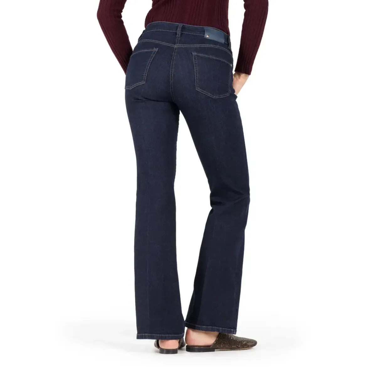 Cambio Paris flared modern rinsed Ausgestellte Jeans