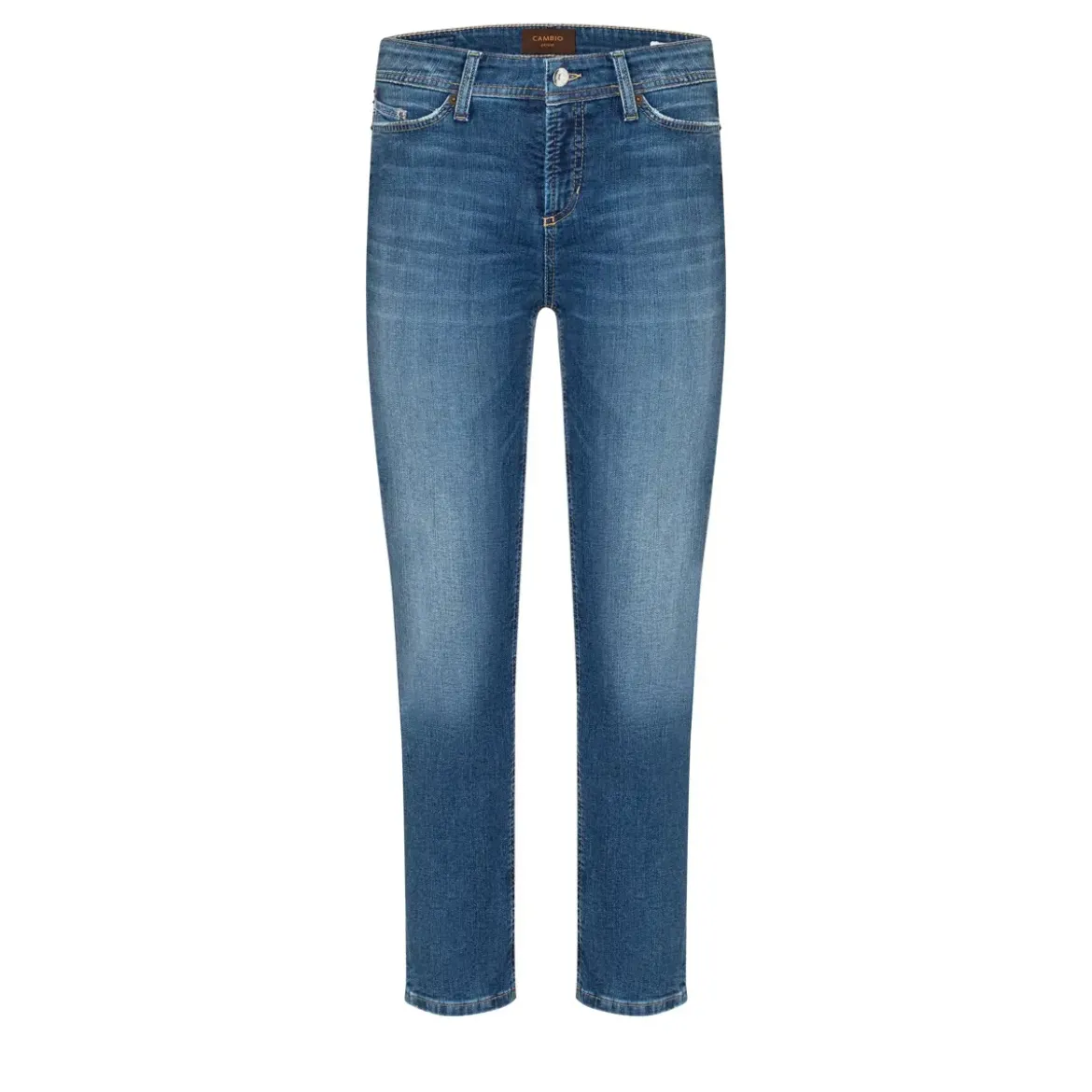Cambio Piper cropped mehrfarbig Cropped-Jeans