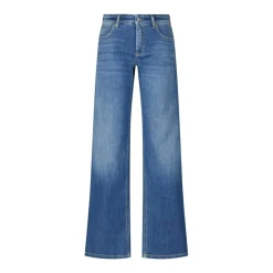 Cambio Tess mid blue splinted Jeans