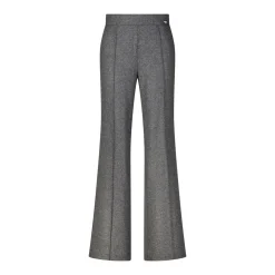 Cambio Wide-Fit Stoffhose Ava Grau Stoffhose