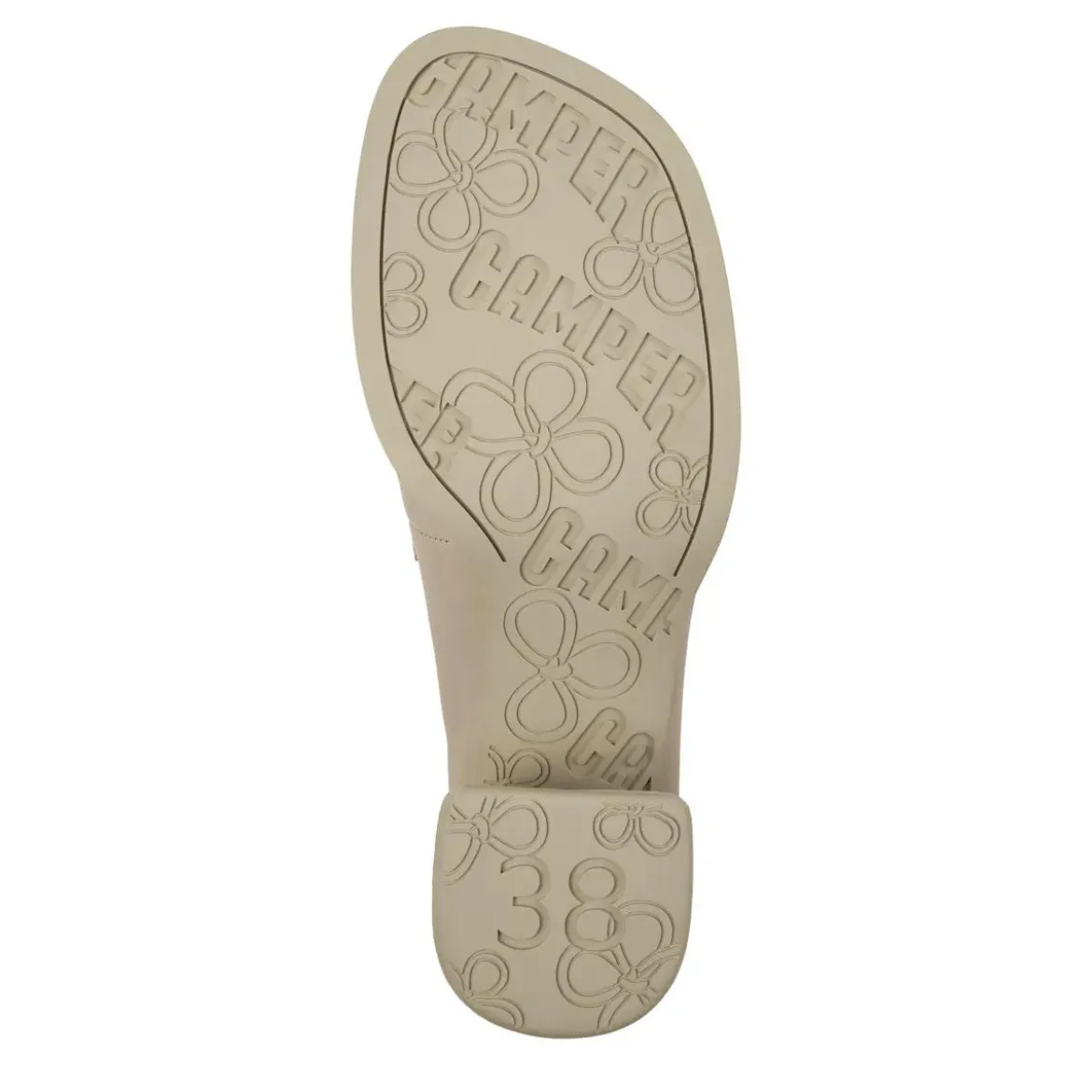 Camper Der neue feminine Absatzschuh für den Alltag ist i hellbeige Loafer