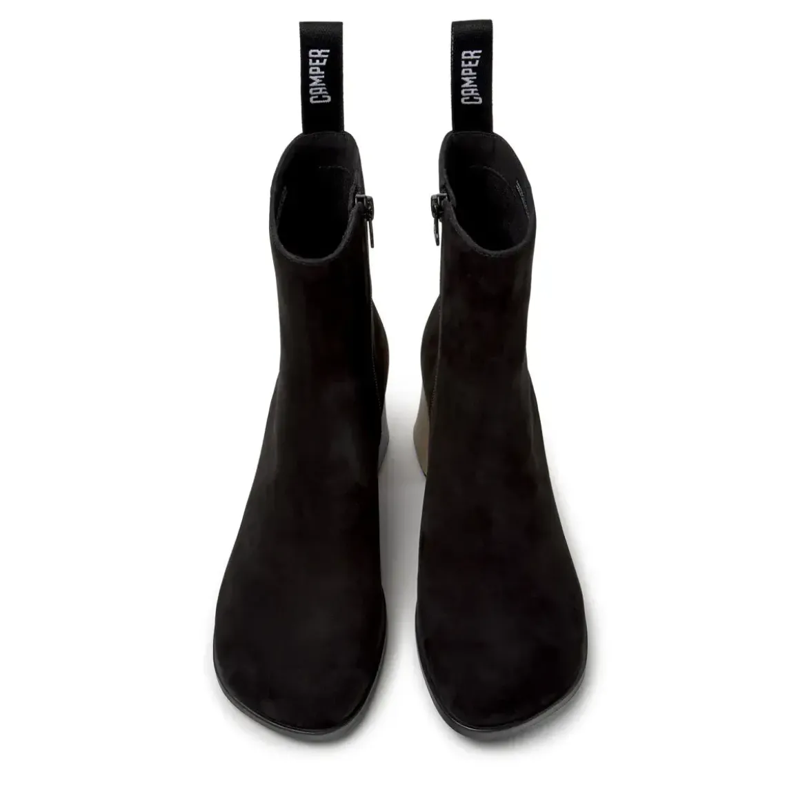Camper Der neue feminine Absatzschuh für den Alltag ist i schwarz Stiefel