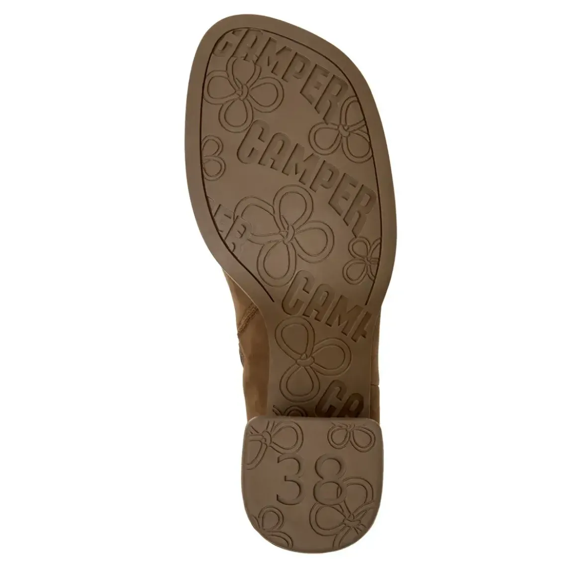 Camper Der neue feminine Absatzschuh für den Alltag ist i mittel-braun Stiefel
