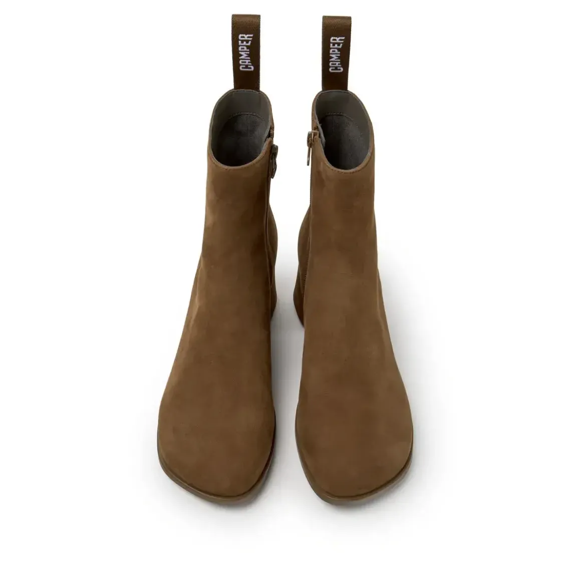 Camper Der neue feminine Absatzschuh für den Alltag ist i mittel-braun Stiefel