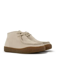 Camper Der Peu Terreno ist ein lässiger Schuh mit Rundumn hellbeige Stiefeletten