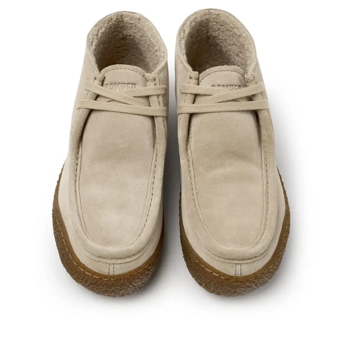 Camper Der Peu Terreno ist ein lässiger Schuh mit Rundumn hellbeige Stiefeletten