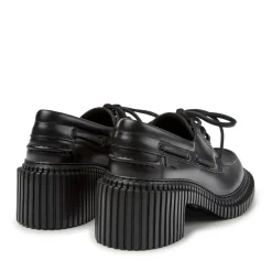 Camper Der Pix London, Ihr leichter Wohlfühl-Absatzschuh, schwarz Bootsschuhe