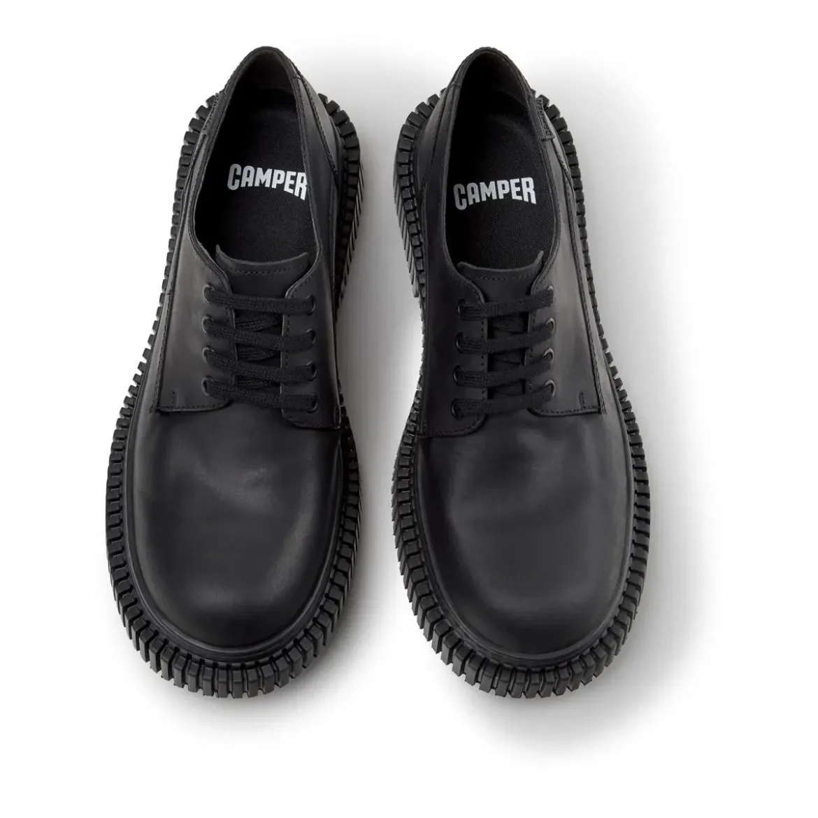 Camper Der qualitativ hochwertig und komfortabel designte schwarz Schnürschuhe