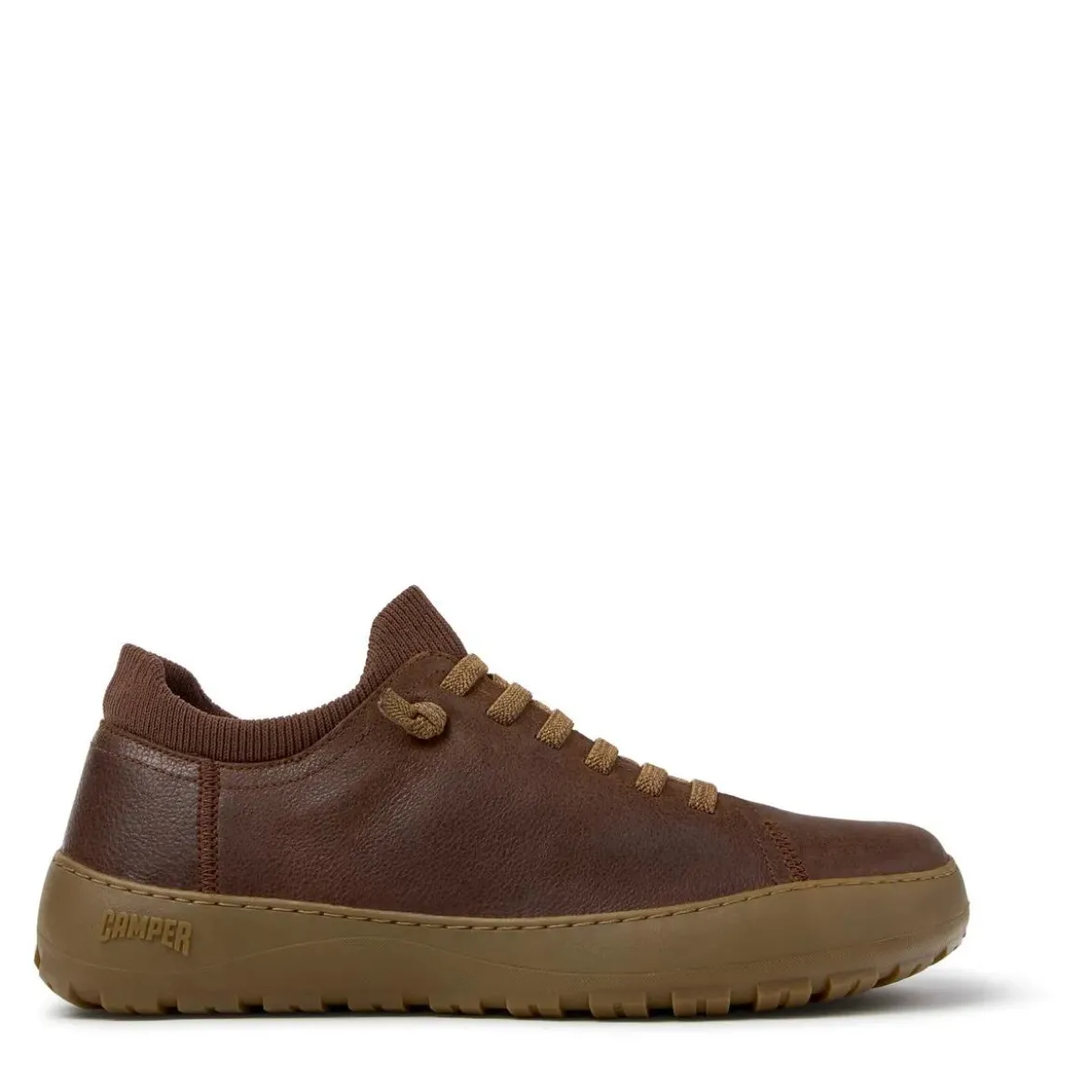 Camper Der sportlichste Peu kombiniert extralanglebige Ma mittel-braun Low-Top-Sneaker