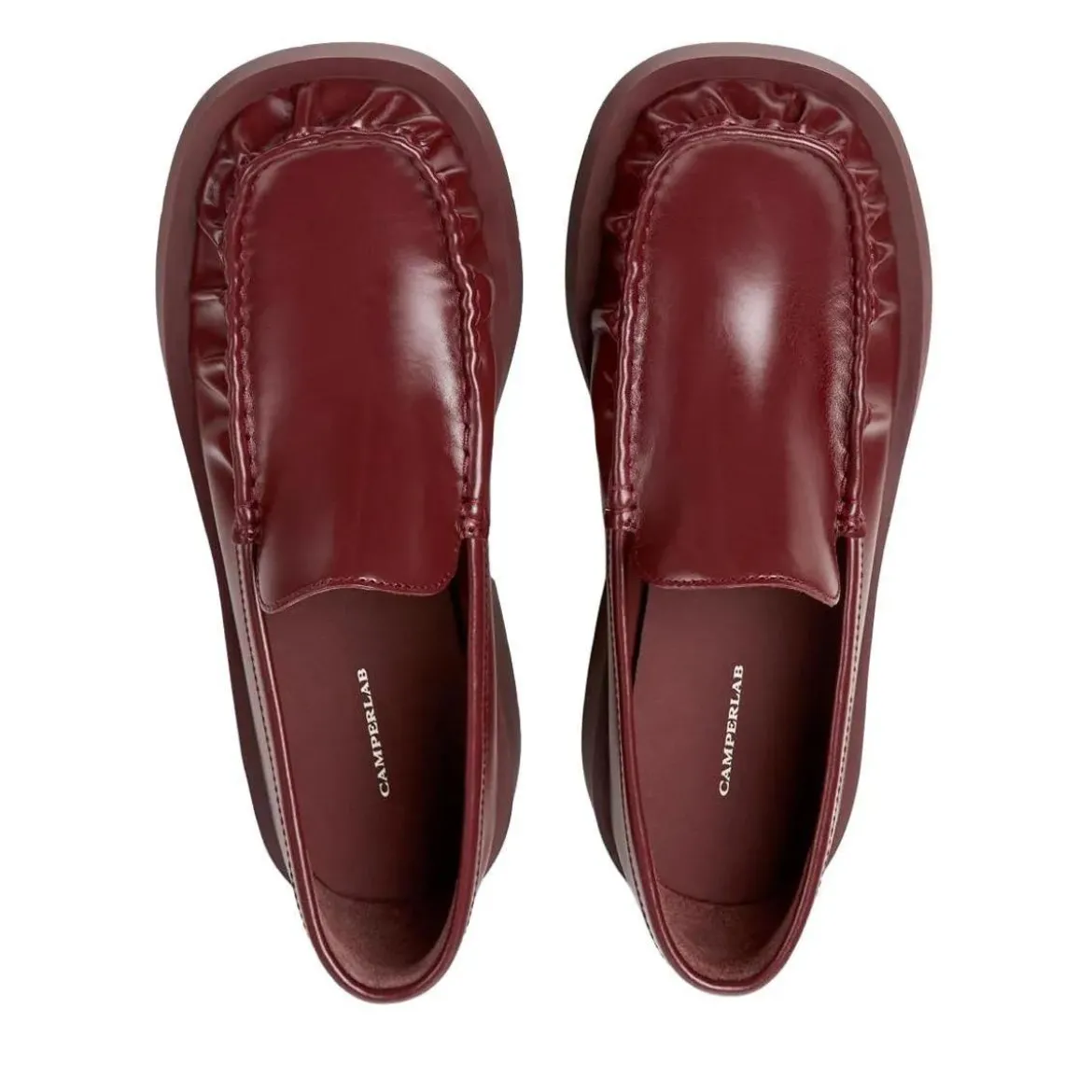 Camperlab Mokassins 1978 burgund Schnürschuhe