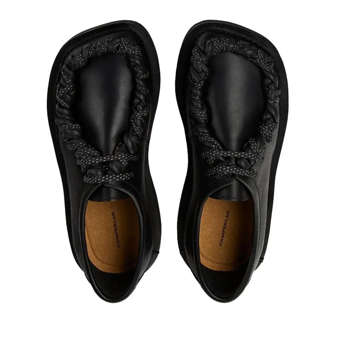 Camperlab Mokassins Eki schwarz Schnürschuhe