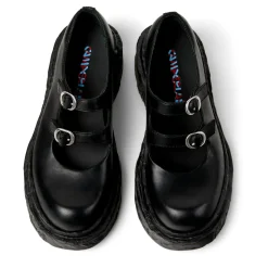 Camperlab Mokassins Vamonos schwarz Schnürschuhe