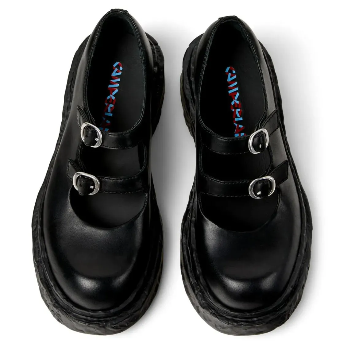 Camperlab Mokassins Vamonos schwarz Schnürschuhe