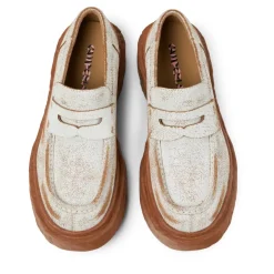 Camperlab Mokassins Vamonos weiss Schnürschuhe