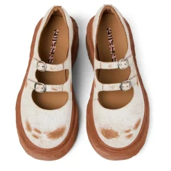 Camperlab Mokassins Vamonos weiss Schnürschuhe