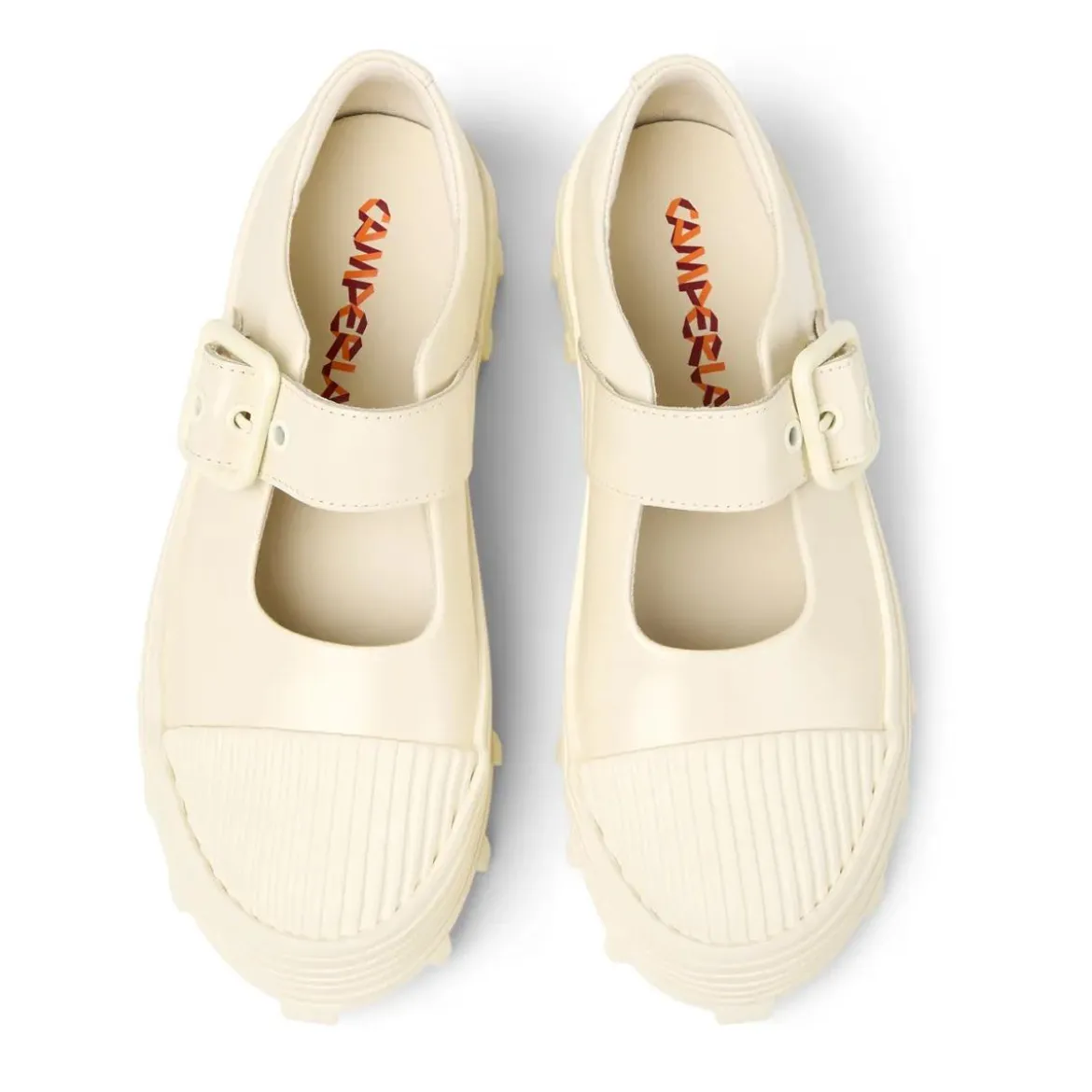 Camperlab Schnürschuhe Traktori weiss Schnürschuhe