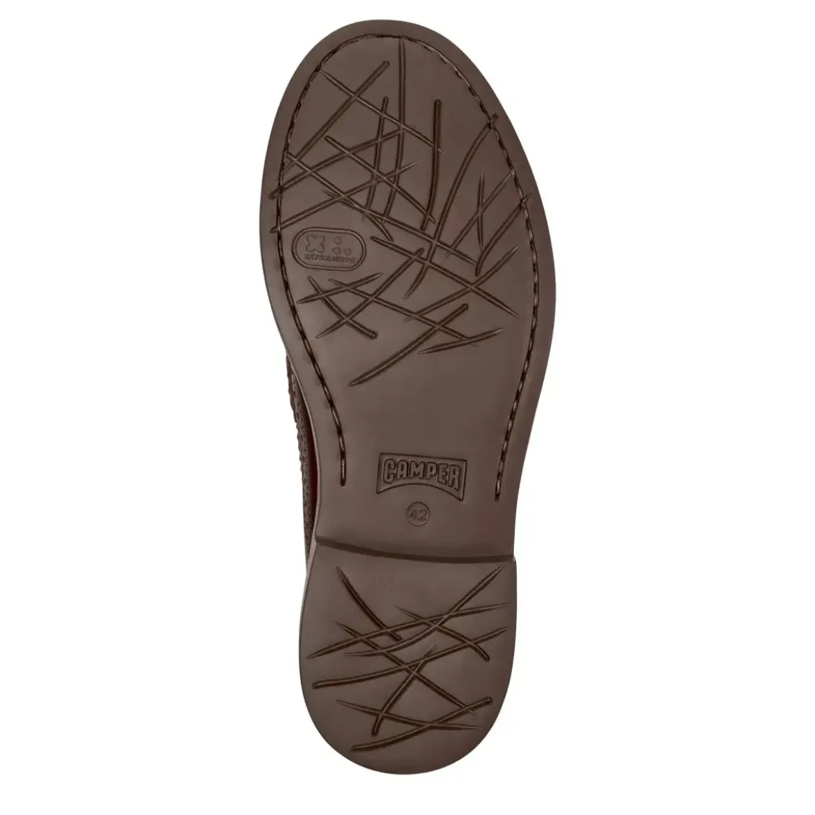 Camper Mokassins Dean Twins mittel-braun Schnürschuhe
