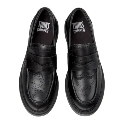 Camper Mokassins Dean Twins schwarz Bootsschuhe