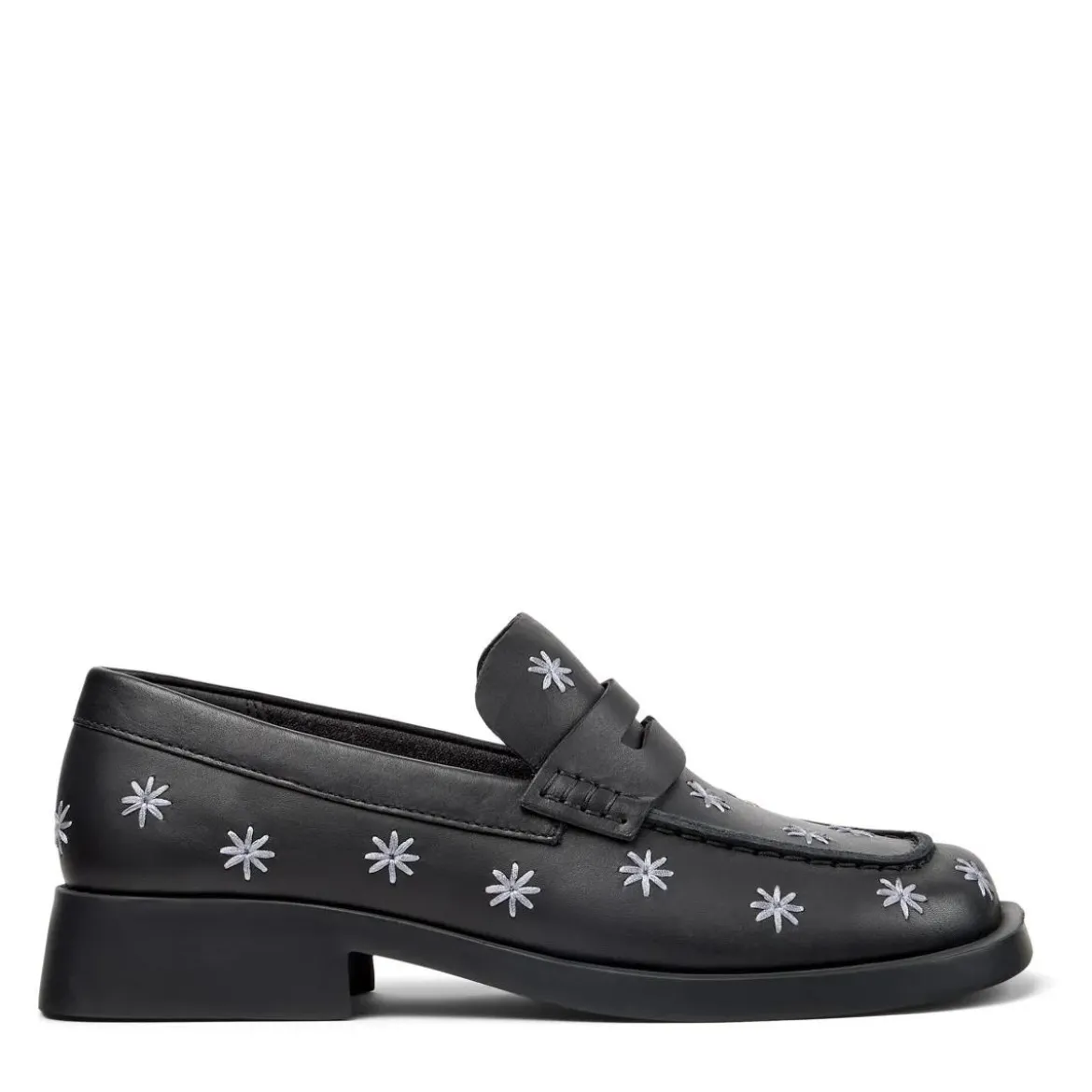 Camper Mokassins Donna schwarz Bootsschuhe