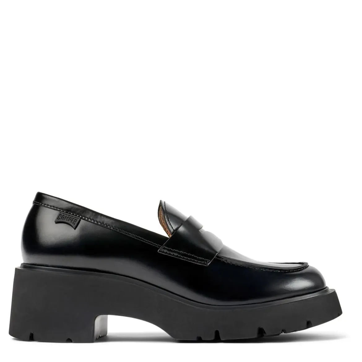Camper Mokassins Milah schwarz Schnürschuhe