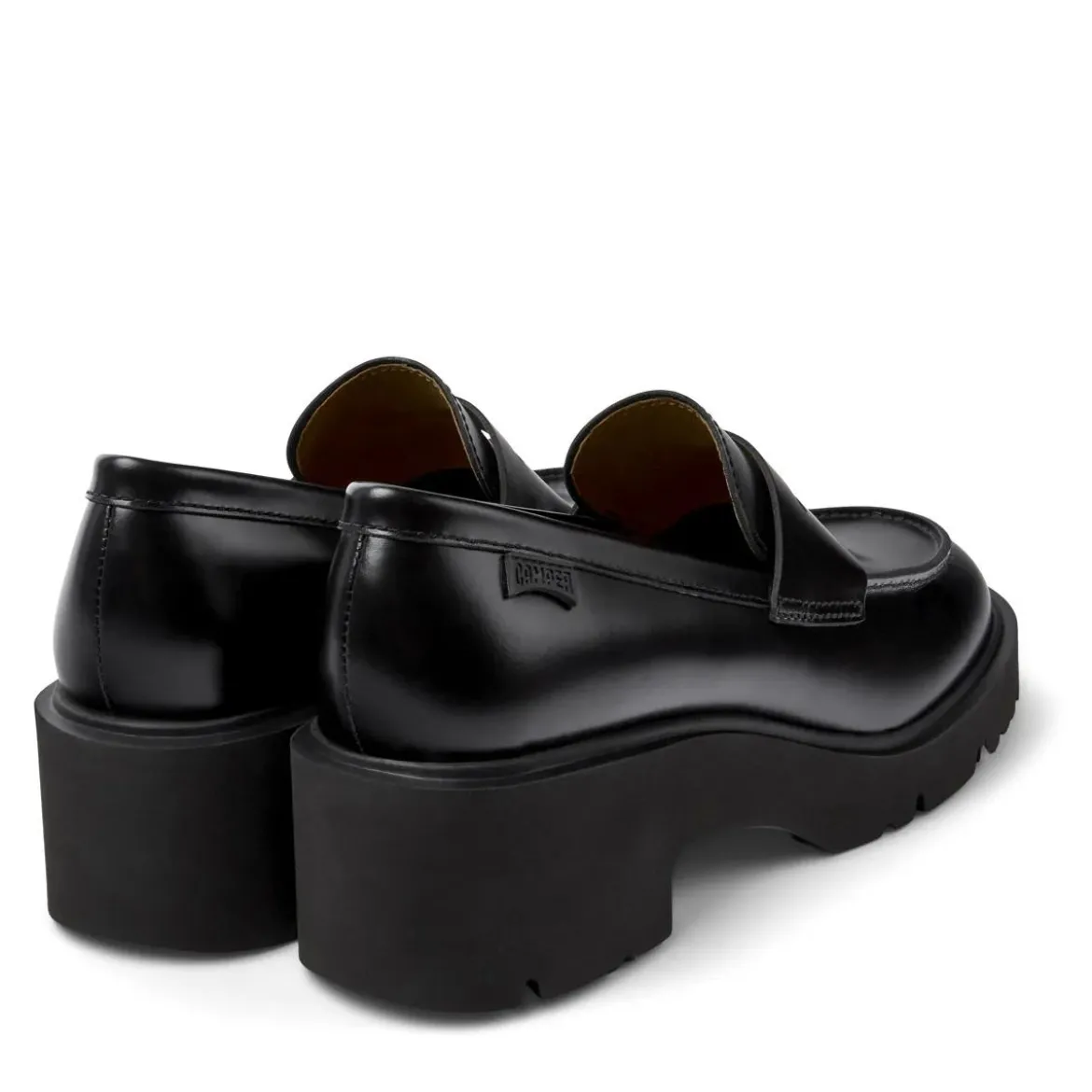 Camper Mokassins Milah schwarz Schnürschuhe