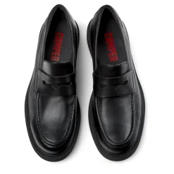Camper Mokassins Norman schwarz Schnürschuhe