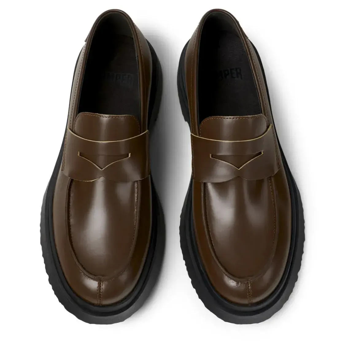 Camper Mokassins Walden mittel-braun Slip-On-Sneaker