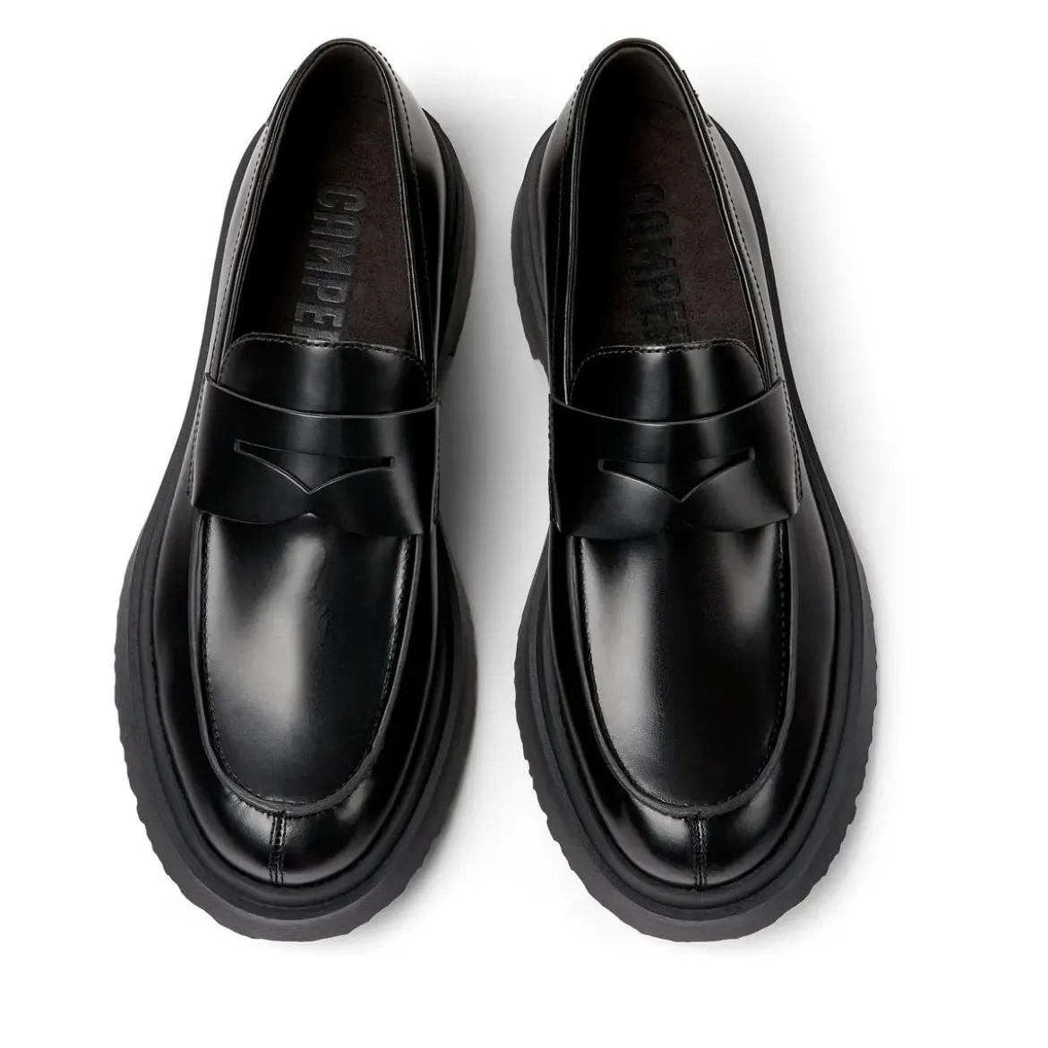 Camper Mokassins Walden schwarz Slip-On-Sneaker