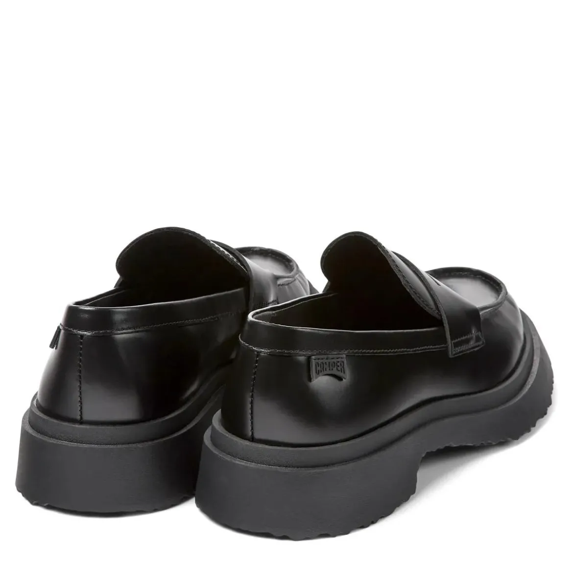 Camper Mokassins Walden schwarz Schnürschuhe