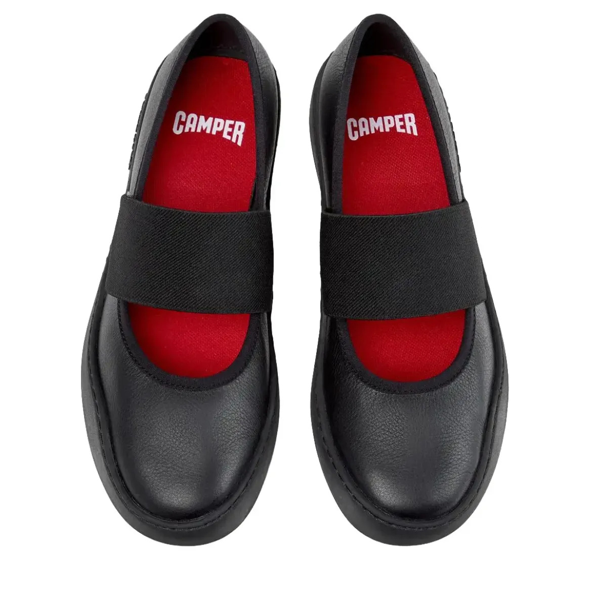 Camper Peu Touring ist eine sportliche und zeitgenössisch schwarz Ballerinas