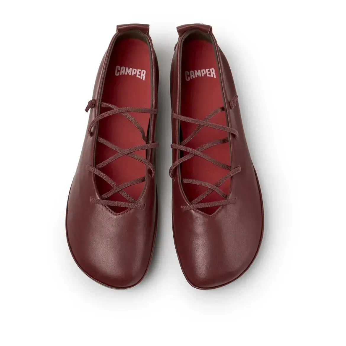 Camper Right Nina burgund Ballerinas