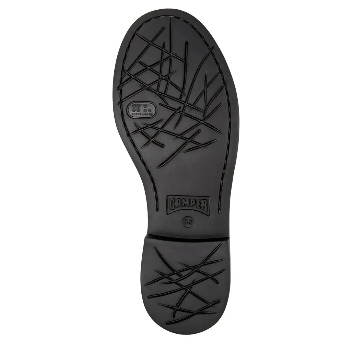 Camper Schnürschuhe Dean schwarz Schnürschuhe