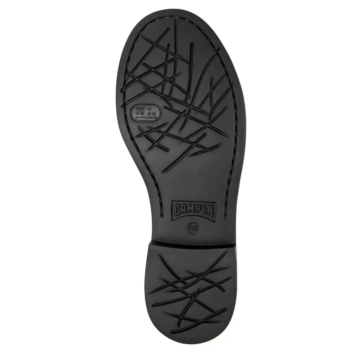 Camper Schnürschuhe Dean schwarz Schnürschuhe