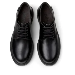 Camper Schnürschuhe Dean schwarz Schnürschuhe