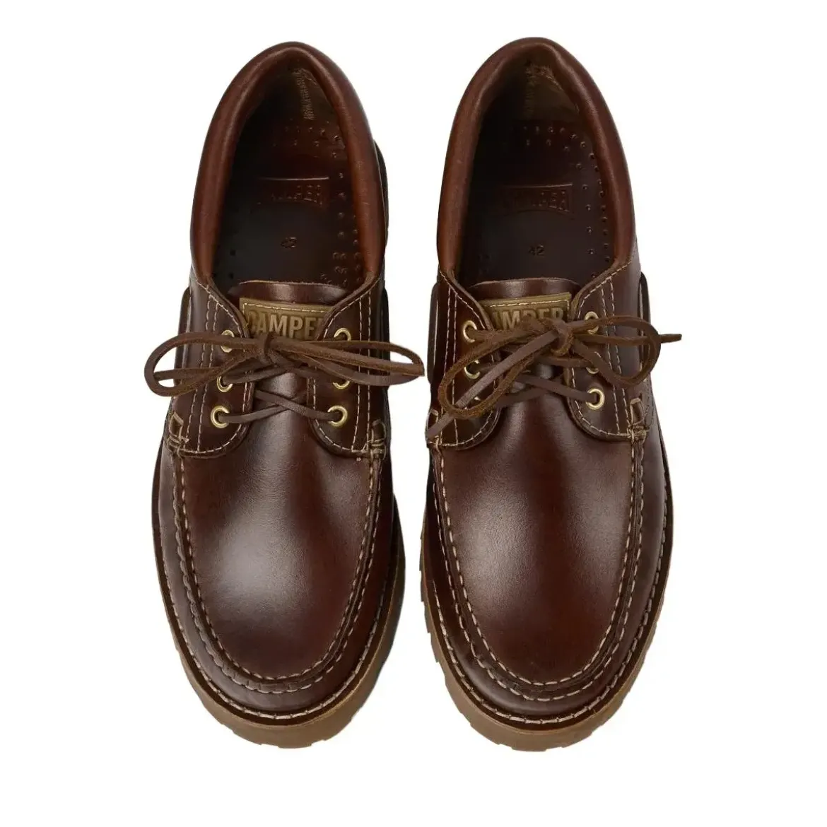 Camper Schnürschuhe Nautico braun Schnürschuhe