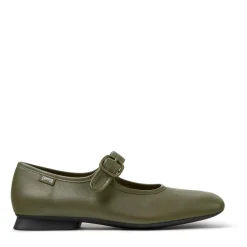 Camper Unsere feminine Linie Casi Myra besticht durch ein olivegrün Ballerinas