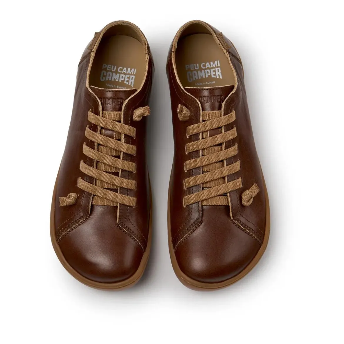 Camper Unsere Peu-Cami-Linie wird nach der Form des Fußes mandel Low-Top-Sneaker