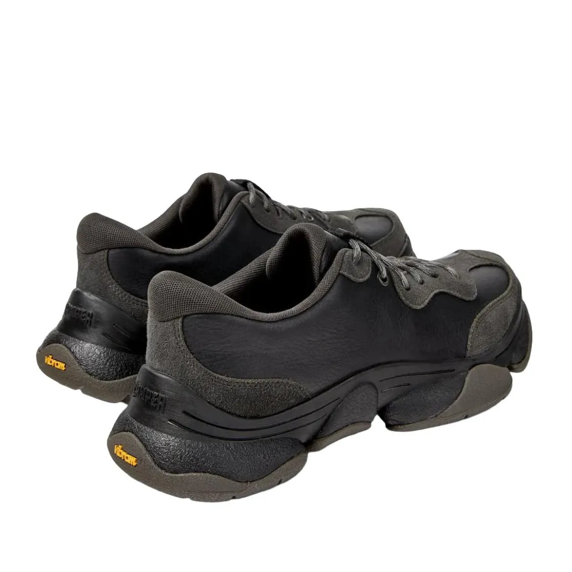 Camper Wir präsentieren die nächste Generation des Karstschwarz Low-Top-Sneaker