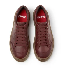 Camper - Zertifikat der Leather Working Group- Schuhmach burgund Low-Top-Sneaker