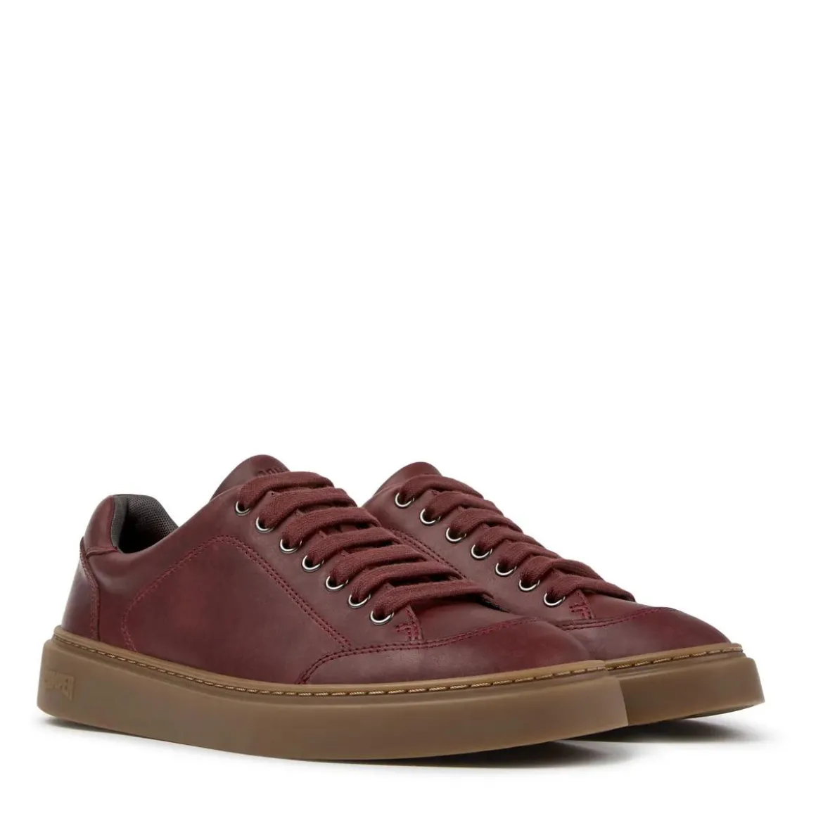 Camper - Zertifikat der Leather Working Group- Schuhmach burgund Low-Top-Sneaker