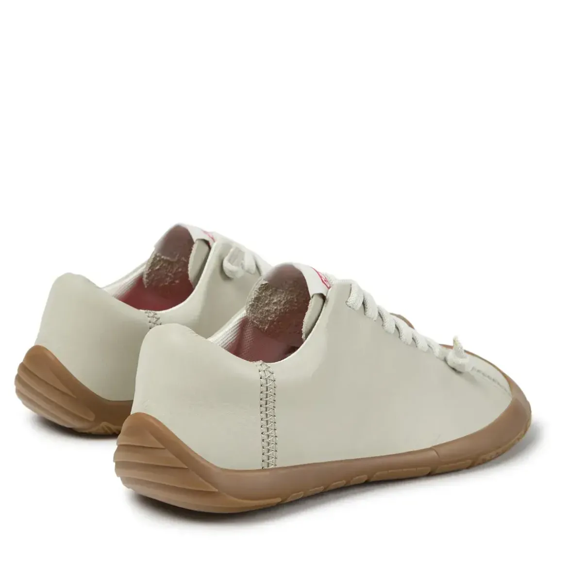 Camper - Zertifikat der Leather Working Group- Schuhmach hellbeige Low-Top-Sneaker